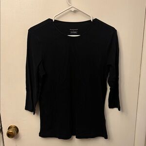 Christopher & Banks Black Women's Top Size Large